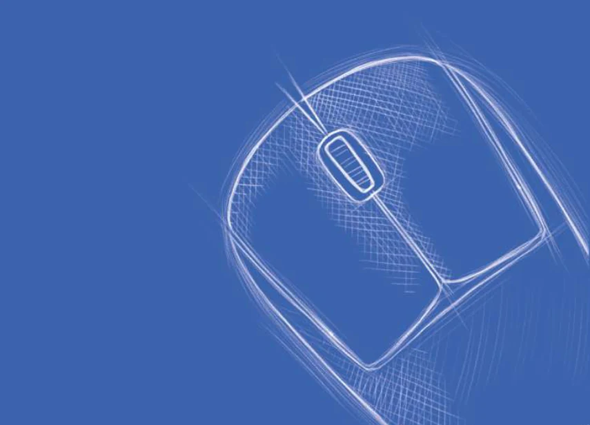 Sketch of a computer mouse