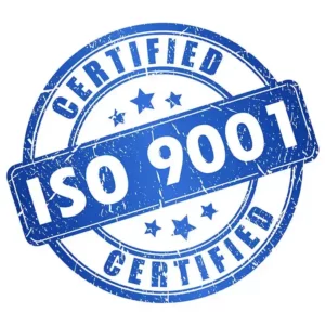 ISO9001 is put as one of the product certifications in China although it's misleading.