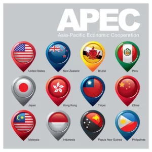 APEC as China world trade connection to pacific countries. 