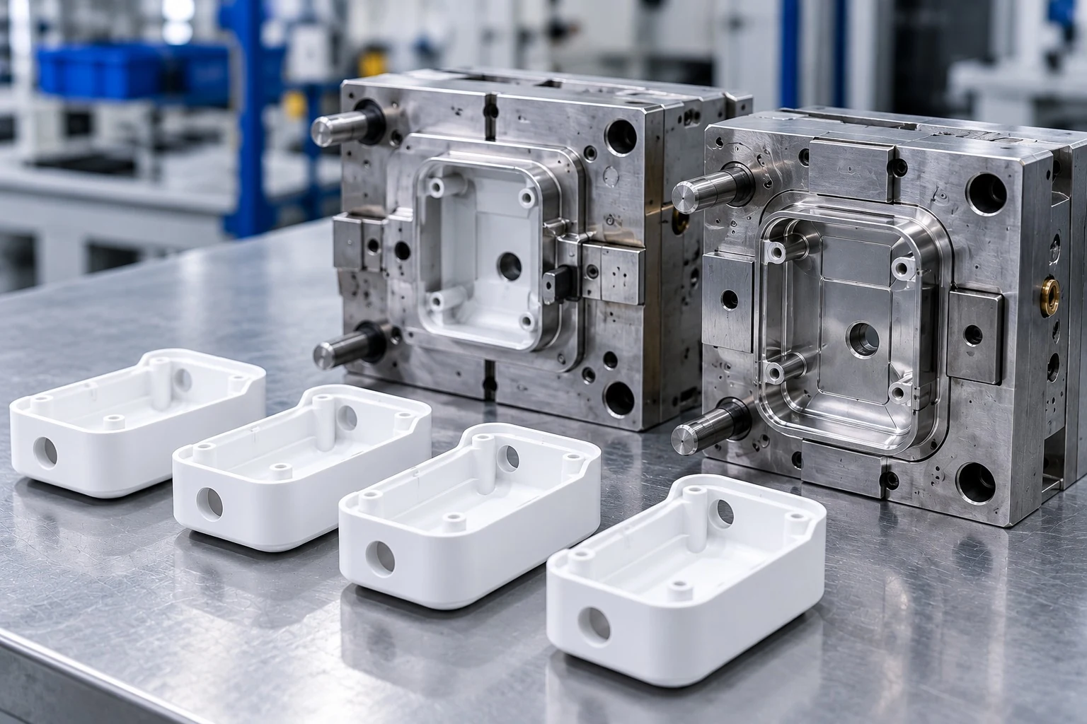 Molded parts and steel mold from a custom plastic manufacturer
