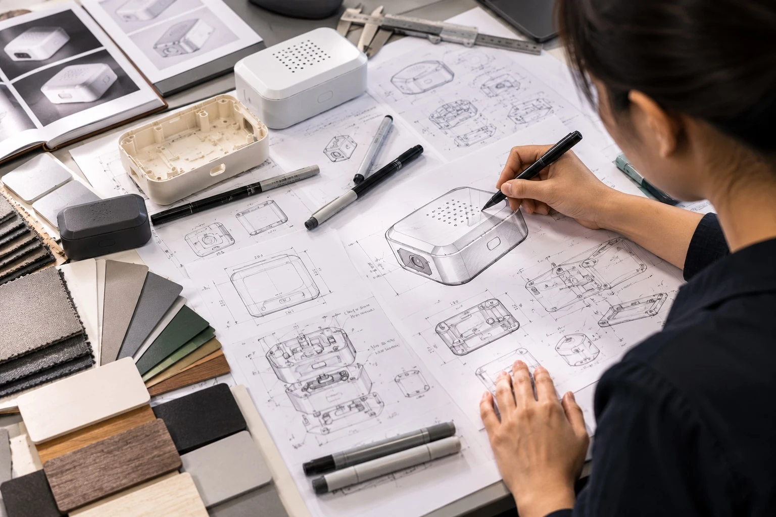 Product drawing reviewed at the start of the product development process