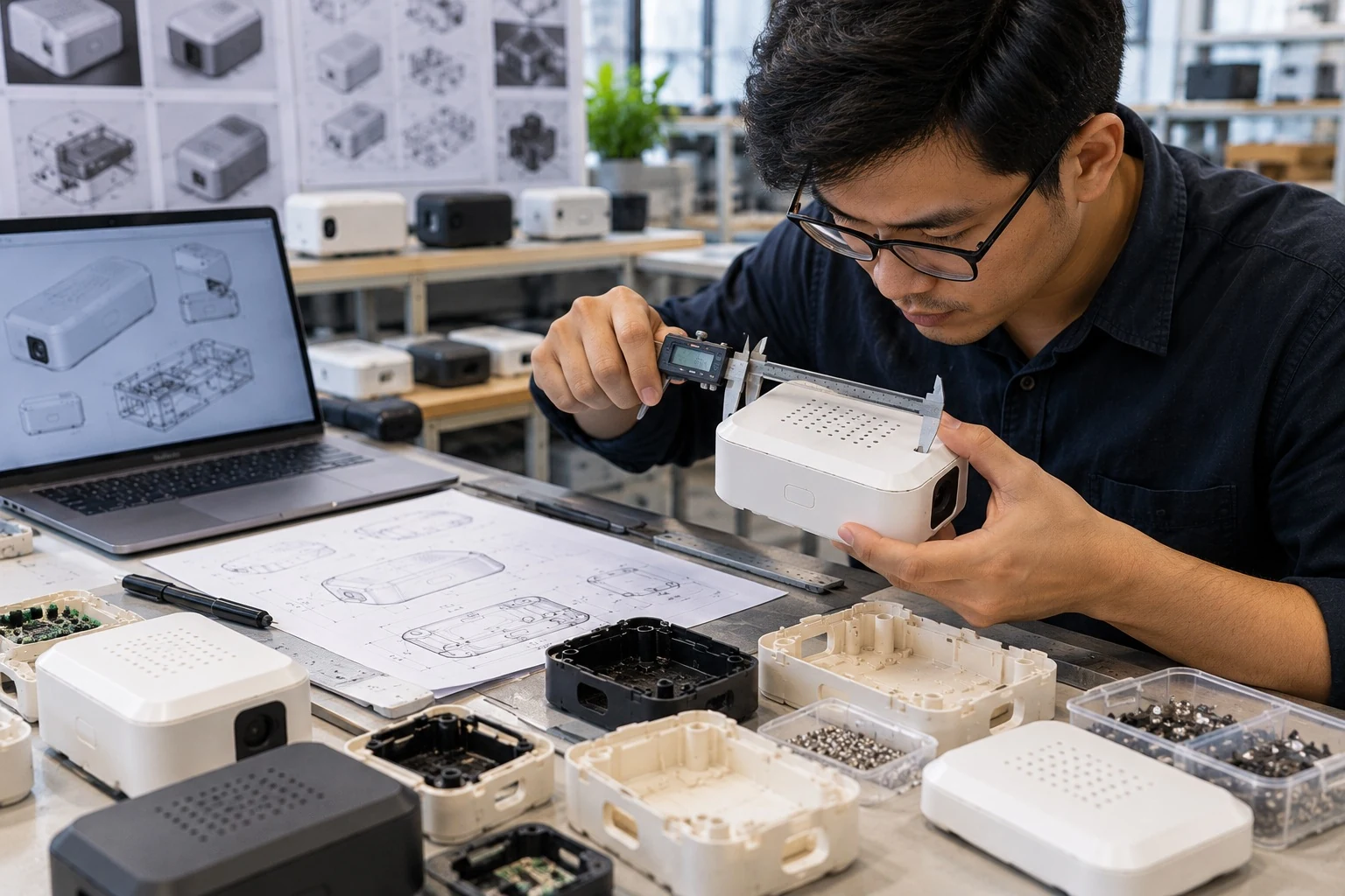 Prototype measured by one of the leading product development companies
