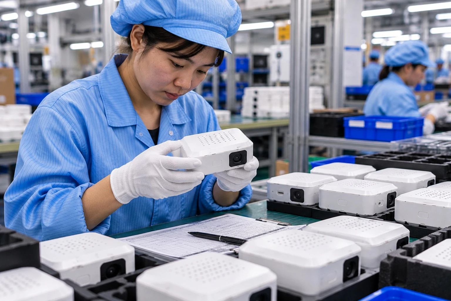 Your Quality Assurance Specialist for Improving Production Lines 1 Line inspection as part of manufacturing quality assurance