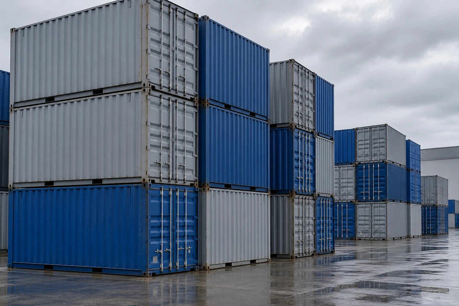 Shipping containers at a port, a trade wiki topic